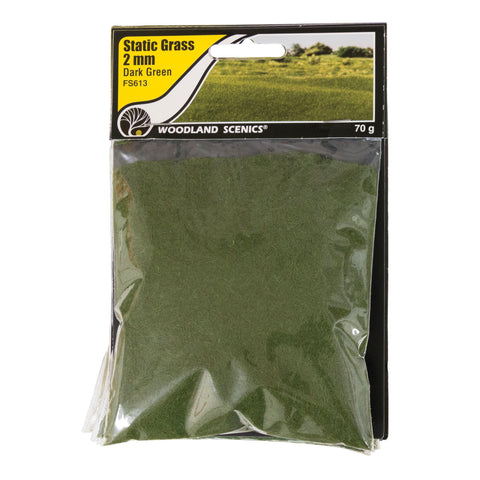 Static Grass - 2mm Dark Green