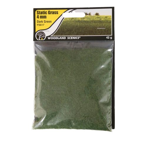 Static Grass - 4mm Dark Green