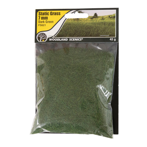Static Grass - 7mm Dark Green