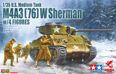 US Sherman M4A3 + Figures