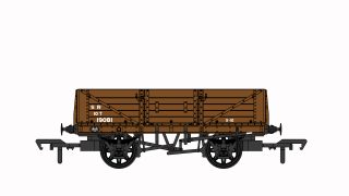 SECR 5 Plank Open Wagon SR Brown 19081