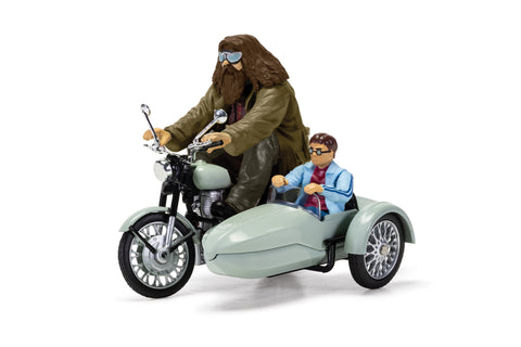 Harry Potter Hagrid's Motorcycle & Sidecar With Hagrid and Harry