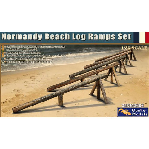 Normandy Beach Log Ramps Set